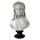 Design Toscano die verschleierte Jungfrau Büstenstatue, Maße: 22,8 cm...