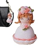 Häkelblumenstrauß, gestrickte Puppe, wendbares Garn- , handgefertigte...