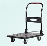 ZHJOPP Panel Dolly Cart, Flachbett Handwagen Faltbarer Plattformwagen...