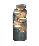 Dehner Gartenbrunnen Salo mit LED Beleuchtung, ca. 81 x 34 x 33 cm,...