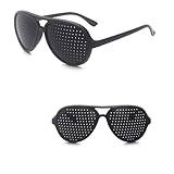 VEGCOO 2 Stück Rasterbrille Augentraining, Raster-Brille Augentrainer...
