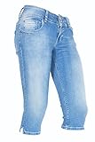 LTB Caprijeans Georget Cycle Slim Fit Stretchjeans Shorts Damen Denim,...