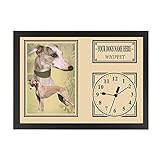 Whippet Personalisierte Hunderassen-Geschenkuhr