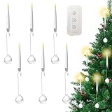 Weihnachtsbaumkerzen – flammenlose LED-Kerzenlichter mit Fernbedienung |...