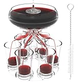 ALEVMOOM 6 Schnapsglasspender und -Halter, Weinspender,...