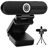 Webcam 4K 1080P mit Mikrofon 8 Megapixel USB Computer Web-Kamera...