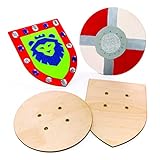 Baker Ross AW654 Holzschild, Schild mit elastischem Griff, perfektes...