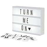 My Cinema Lightbox - Lichtbox Leuchtkasten, 20x15cm, Leuchtbox mit...