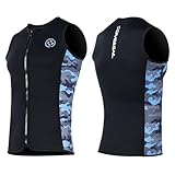 Neoprenanzug Top Weste für Herren Neoprenanzug Weste 3mm Front Zip...