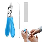 Schrägkantige Nagelknipser,Zehennagelschneider Edelstahl | Robuster...