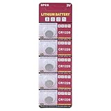 Ruiogoe CR1220 Knopfzellenbatterien, 3 V, CR1220 Lithium-Batterien für...