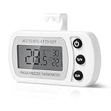 AiQlnu Kühlschrank Thermometer, Magnetische Digitale Gefrierschrank...