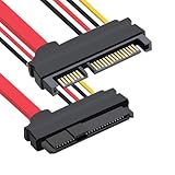 chenyang SAS zu SATA Kabel SFF-8482 SAS 29Pin auf SATA 22Pin Festplatten...