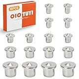 OioTuyi 16 Stück Dübel Zentrierspitze, 6/8/10/12 mm Dübelspitzen Set,...