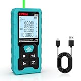 Kiprim Laser-Entfernungsmesser Grün, 100 m Digitales Messgerät mit...