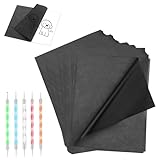 VFANDV 150pcs Blatt Pauspapier A4, Kohlepapier Schwarz Durchschlagpapier...