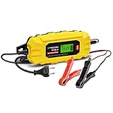 TROTEC Batterieladegerät PBCS 4A | Universal-Ladegerät, 12V-Auto-,...