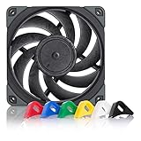 Noctua NF-A12x25 PWM chromax.black.swap, Leiser Premium Lüfter, 4-Pin...