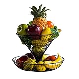 SONGYL-20249 Dekorative Obstschale Kreativer Obstkorb mit 2 Etagen,...