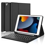 IVEOPPE Tastatur für iPad 9. Generation, Hülle mit Tastatur für iPad...