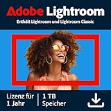 Adobe Lightroom inkl. Lightroom Classic 1 TB |KI-gestützter Foto-Editor |1...