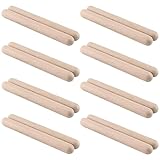 CHUIFAI 16 Stück 20cm Klanghölzer Rhythmusstöcke Set, 2cm Klangholz...