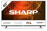 SHARP 40FH6EA Full HD Frameless Android TV 101cm (40 Zoll), 3X HDMI, 2X...