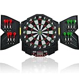 Elektronische Dartscheibe mit Dartscheibe, 12 Darts, 96 x 54,6 cm,...