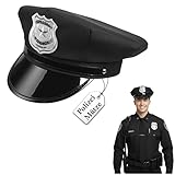 Balinco Polizei Mütze für Erwachsene – Klassischer Polizei Hut mit...