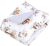 TupTam Krabbeldecke für Baby 120x120 cm - Gepolsterte Spieldecke Baby...