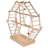 Trixie 5659 Holz-Leiterspielplatz, 44 × 44 × 16 cm