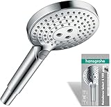 hansgrohe Raindance Select S - Duschkopf, Handbrause mit 3 Strahlarten,...