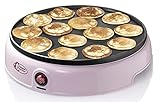 Bestron Poffertjes Maker im Retro Design, Mini Waffel Pfannkuchen Automat,...
