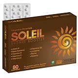 SOLEIL, Bräunungskapseln mit Beta Carotin für natürliche Bräune – 2...