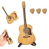 Holz Akustikgitarren Plektrumbox,personalisierte gravierte...