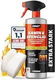 Kaminscheibenreiniger 580ml extra stark - Kaminglasreiniger gegen...