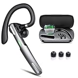 Hendari Bluetooth Headset V5.3 mit Dual Mic Geräuschunterdrückung, 100H...