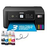Epson EcoTank ET-2820 A4-Multifunktions-Wi-Fi-Tintentankdrucker, mit einem...