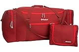 Outdoor Products Mountain Duffel, Rot/Ausflug, einfarbig (Getaway Solids),...