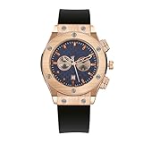 Fycakly Atmosphärische Herrenuhr Business Wear Uhr Casual und Herrenmode...