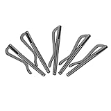 CFTGIW 5 Stück Geldklammer-Feder aus Galvanisiertem Stahl, 75 Mm, für...