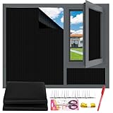 Fenster Verdunkelung - 300x145cm, MUTOUHE verdunklungsfolie für Fenster...