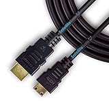 SatelliteSale Digital 1.4 Mini HDMI auf HDMI Kabel (4K/30Hz 10,2Gbps) PVC...
