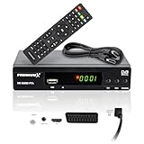 PremiumX Satelliten-Receiver HD 520SE FTA Digital SAT TV Receiver DVB-S2...