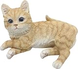 Bambelaa! Katze Figur Garten Skulptur Deko Gartenfigur Polyresin Für...