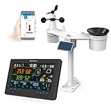 Bresser 7-in-1 Wetter Center Air-Mon: Wetterstation mit WLAN,...