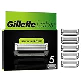 Gillette Labs Rasierklingen für Männer, 5 Original Ersatzklingen, Klingen...