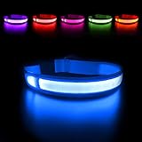 MASBRILL Hundehalsband Leuchtend USB Aufladbar Wasserdichtes LED...