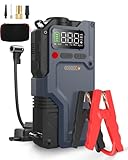 Eigotrav Starthilfe Powerbank mit 150 PSI Kompressor, 6000A Auto...