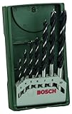 Bosch Accessories 7tlg. Mini-X-Line Holzspiralbohrer-Set (für Weich- und...